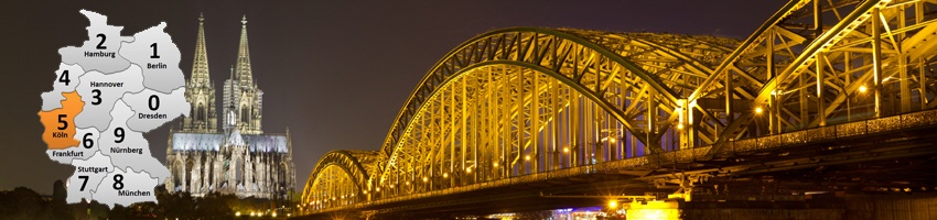 Kölner Dom mit Rheinbrücke. Garantiert kein Swingerclub.